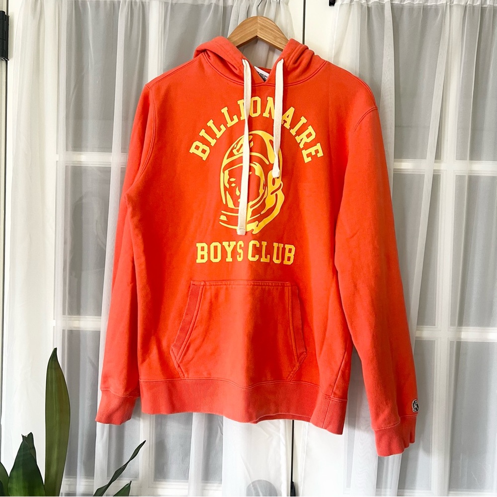 Billionaire Boys Club Sweatshirt Hoodie Hot Coral BBC Hoodie Sz Medium